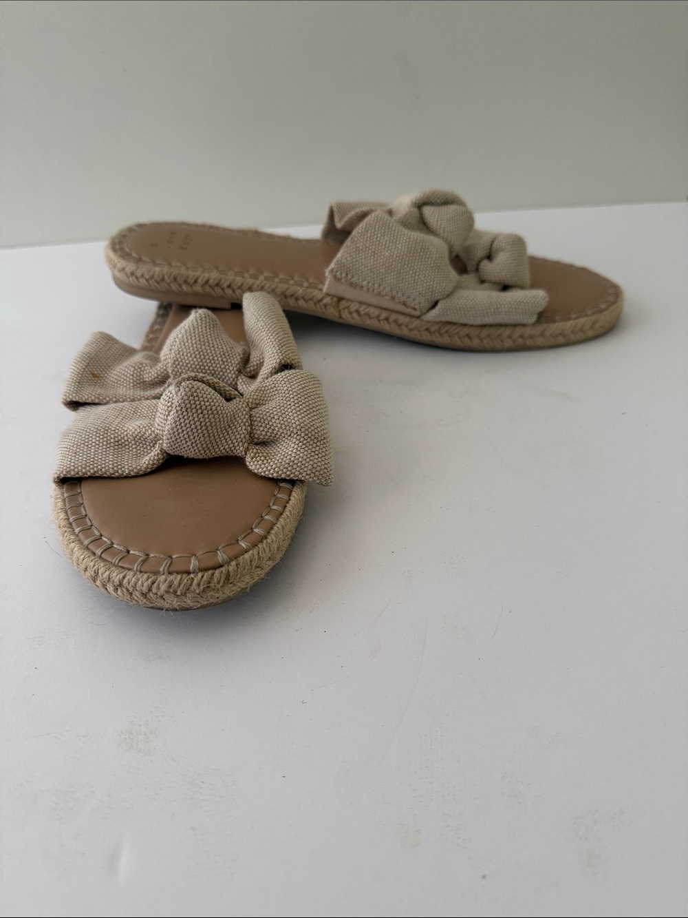 a new day Natural Beige Knotted Espadrille Slide Sandals - Picture 3 of 4